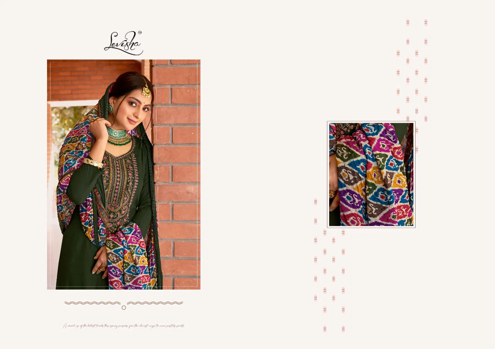 Nivisha Vol 8 By Levisha Rayon Embroidery Dress Material Wholesale Shop In Surat
